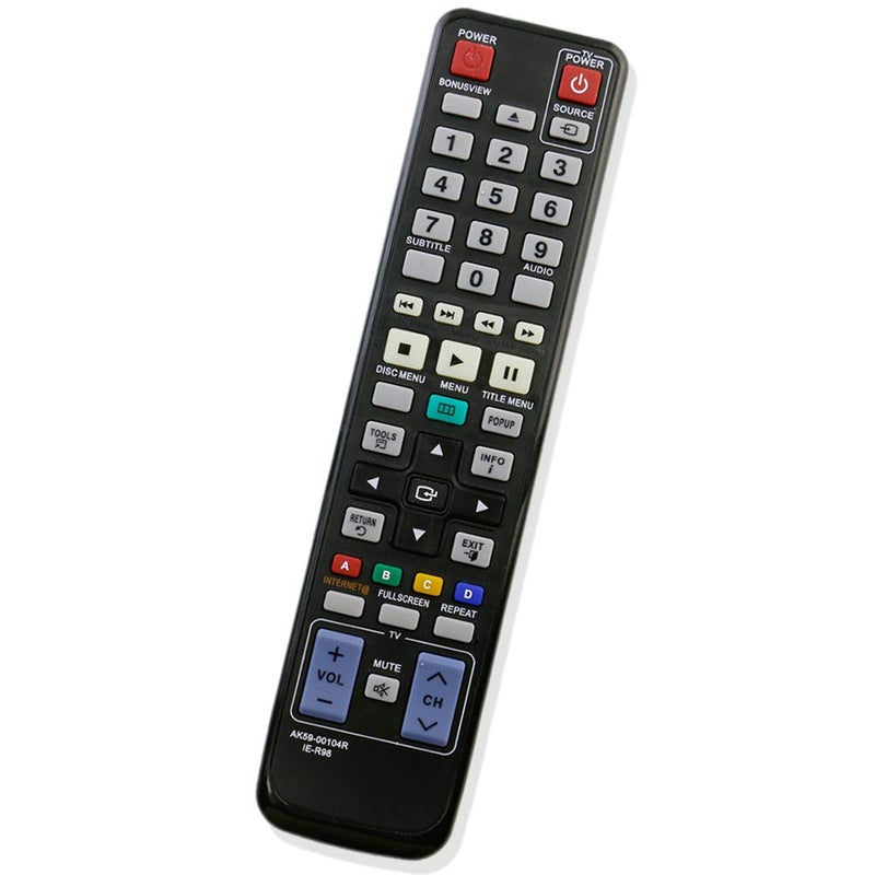 PERFASCIN New AK59-00104R Replaced Remote Control fit for Samsung DVD Blu-Ray Player BD- C5500 BD-C7500 BD-C6900 BD-C5300 BD-5500C BD-C5900 BD-C6500 BD-C5500 BD-C6800 BD-C7509 BD-C7900 BD-C6600 BD-D6500/ZA - Image 2